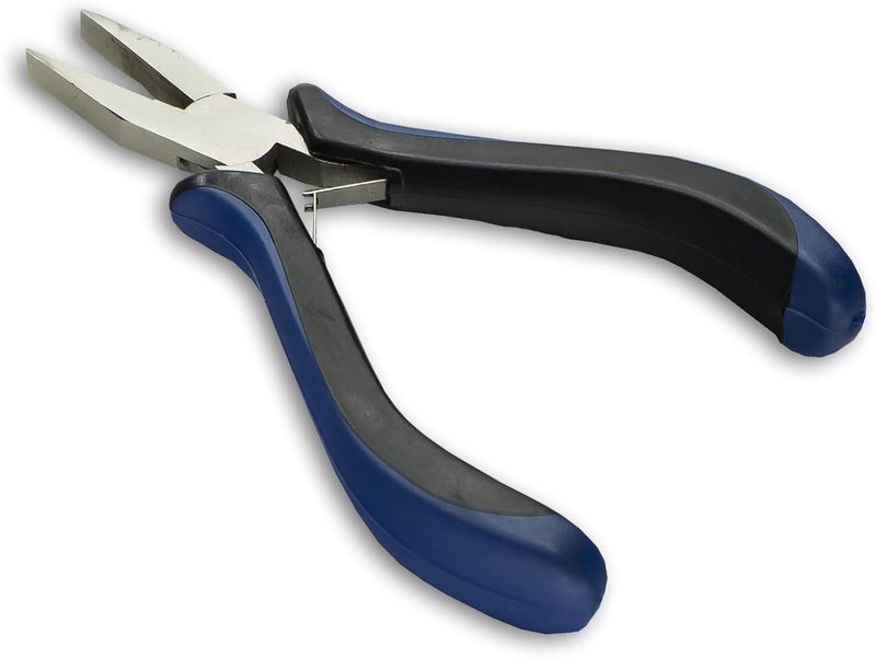 Precision Pliers, Springloaded, Flat Nose, 4.75 In (1/3/10/25/100 pc) (3pc)